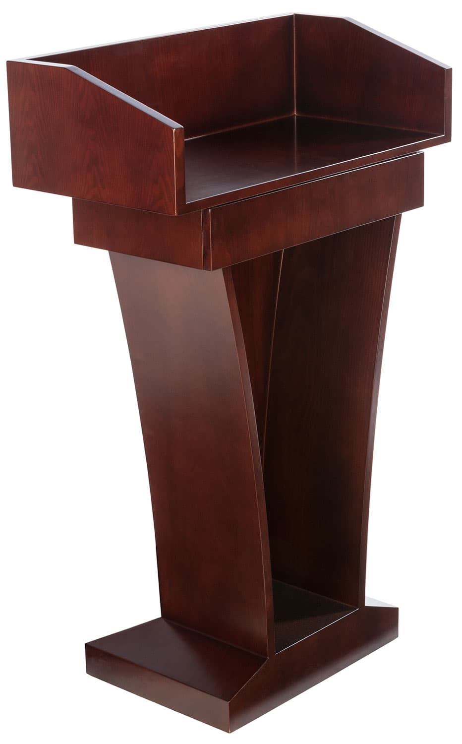 Hotel Podium has Melamine Laminate