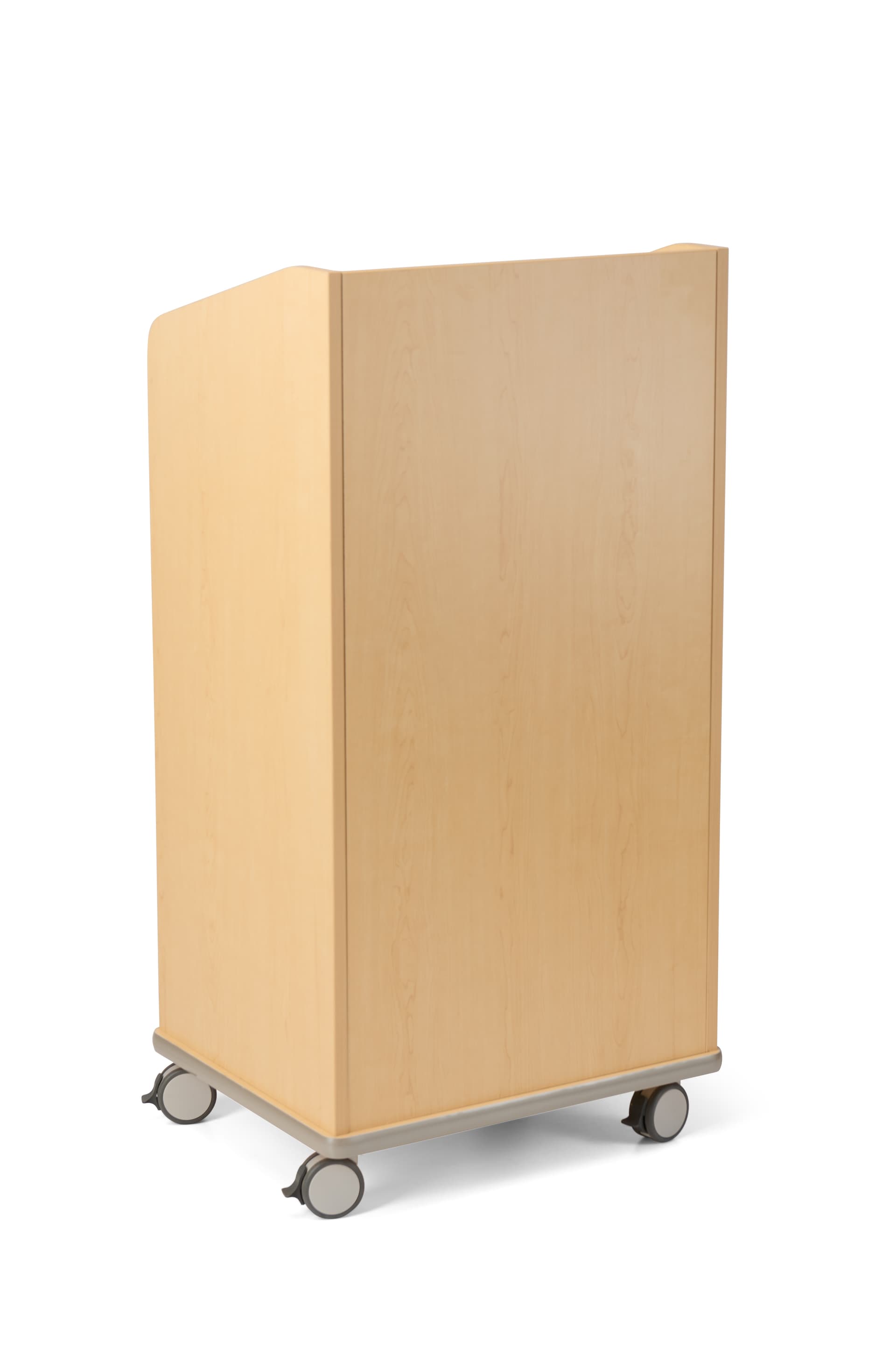 Modern Floor Lectern on Wheels is sleek and professional