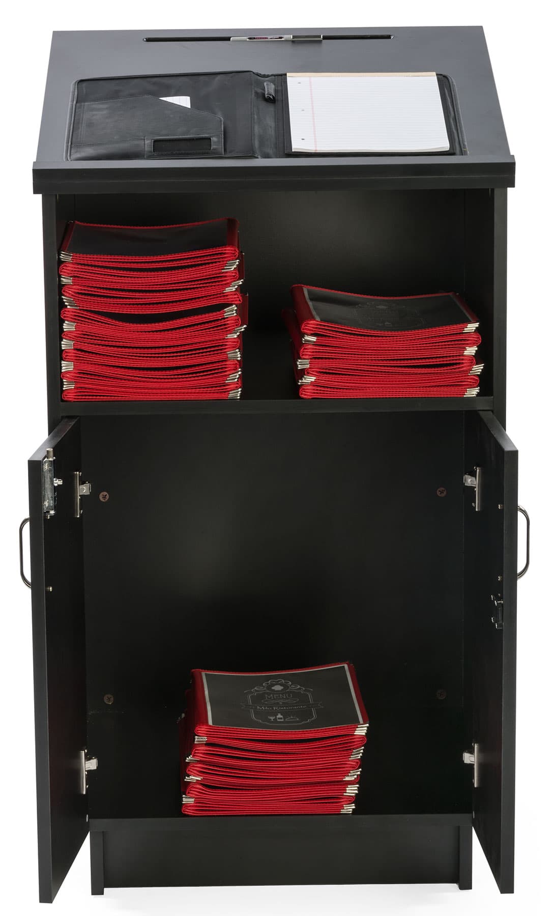 Lockable Restaurant Host Stand Needs Assembly