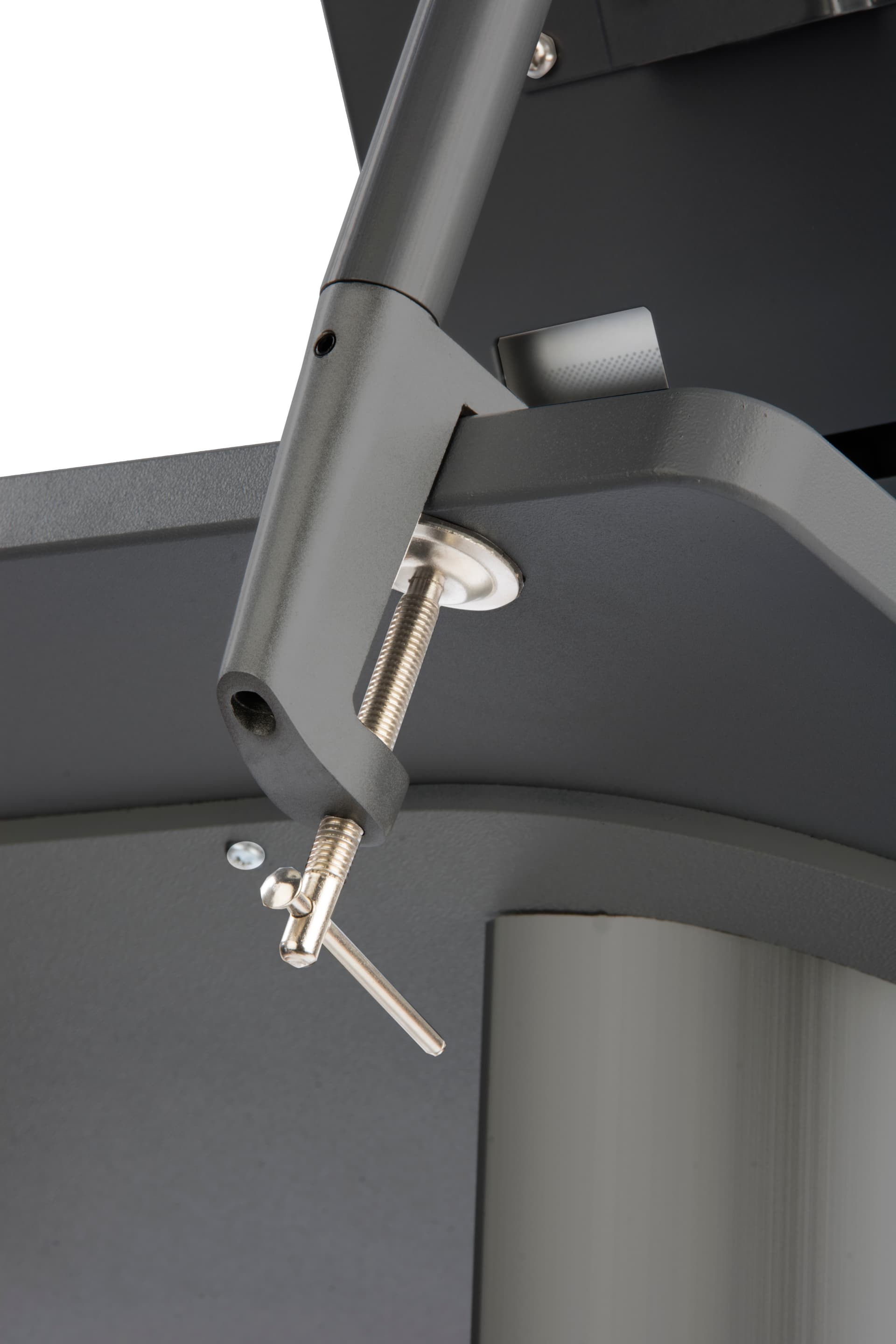 iPad Rostrum | Black Truss Lectern with Clamping Tablet Enclosure ...