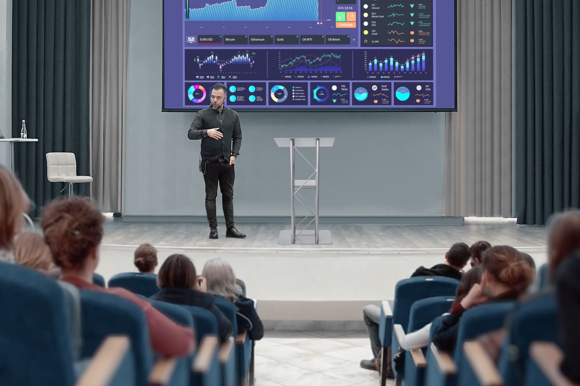 Truss Lectern for presentations