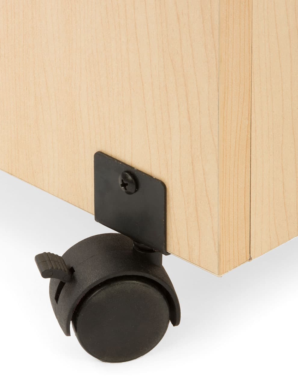 Rolling Lectern Comes With Two Locking Casters