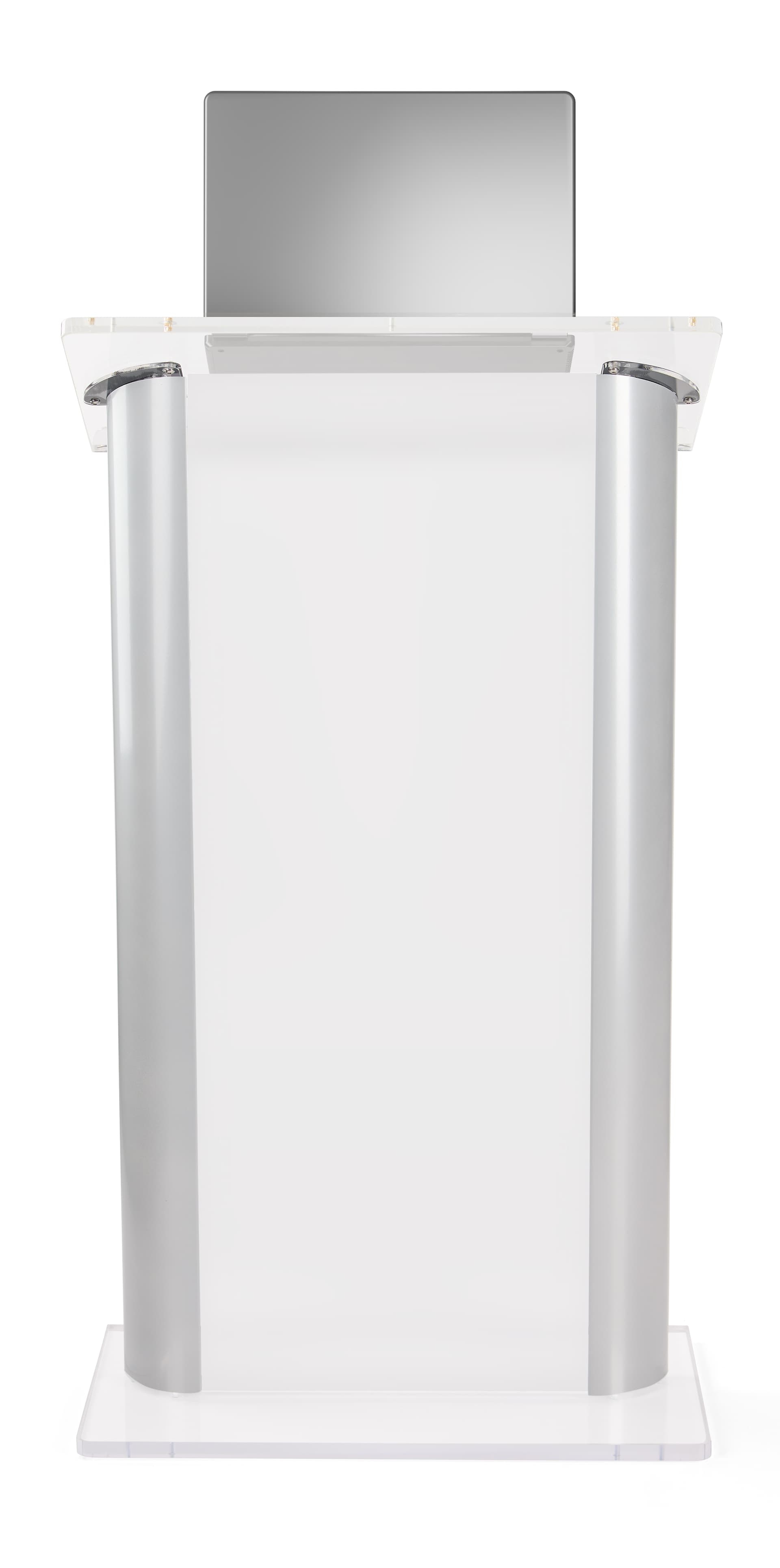 Recycled plastic lectern with half-inch book stop
