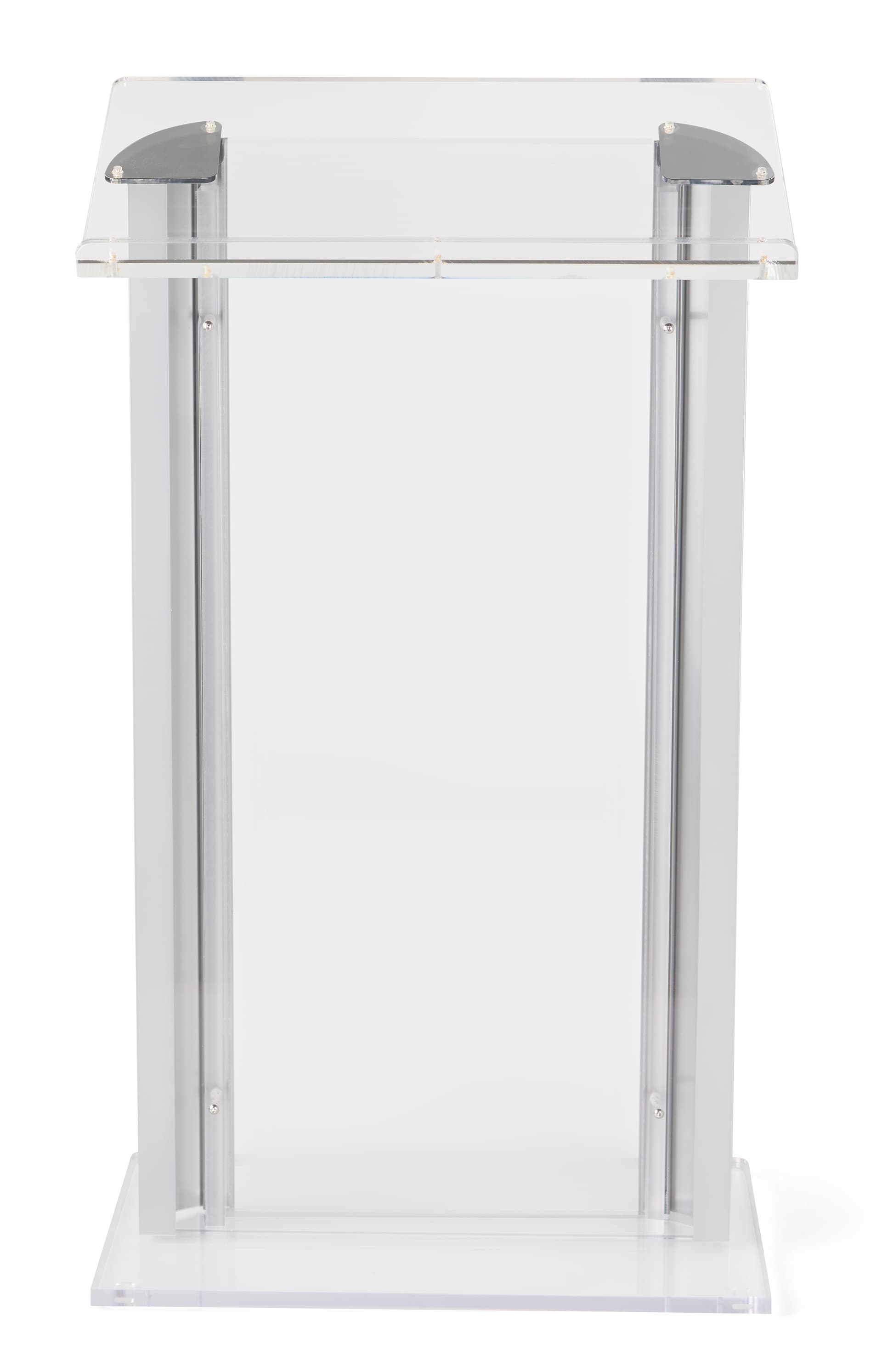Recycled plastic lectern with spacious reading surface