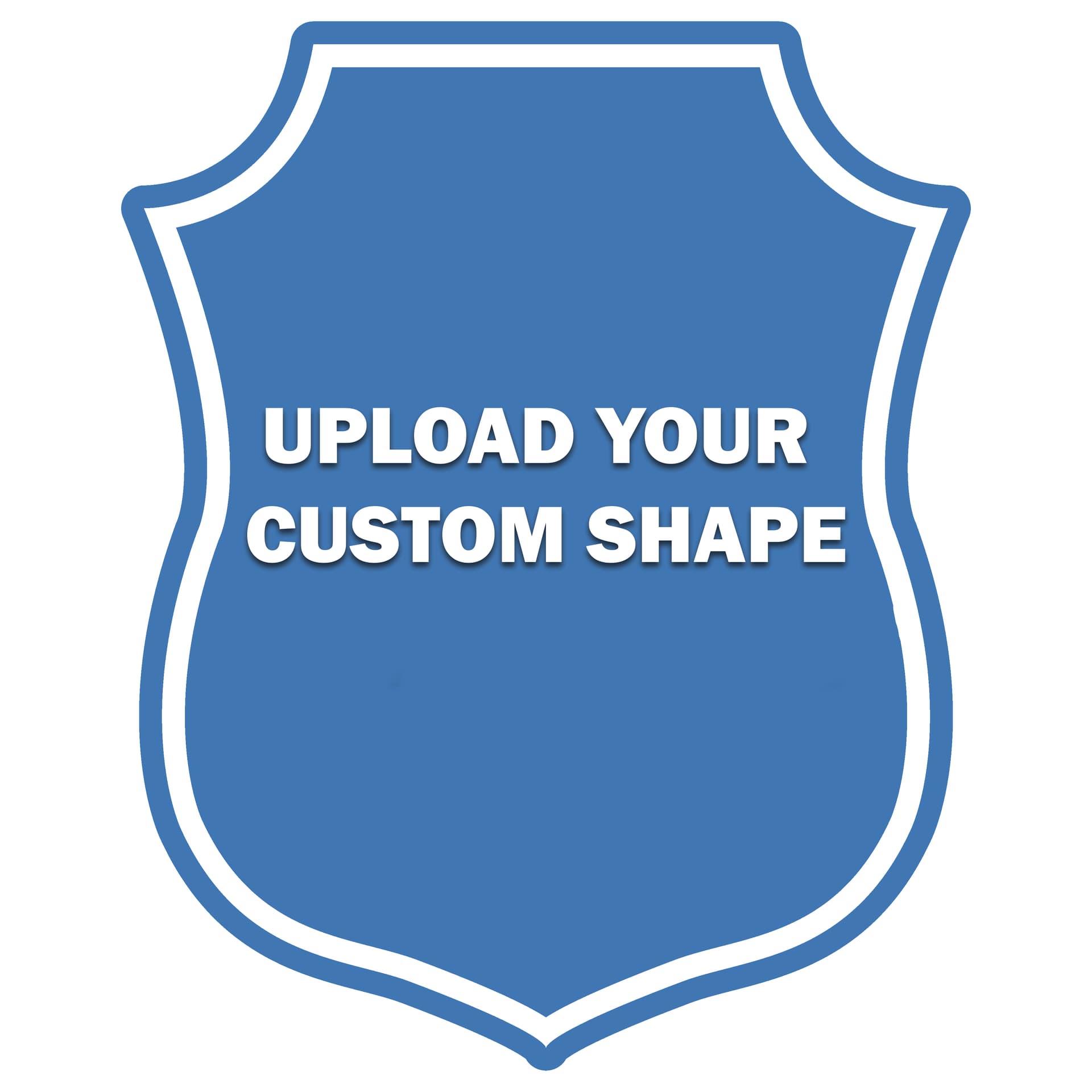 Custom printed podium plaque is fade and bleed resistant 