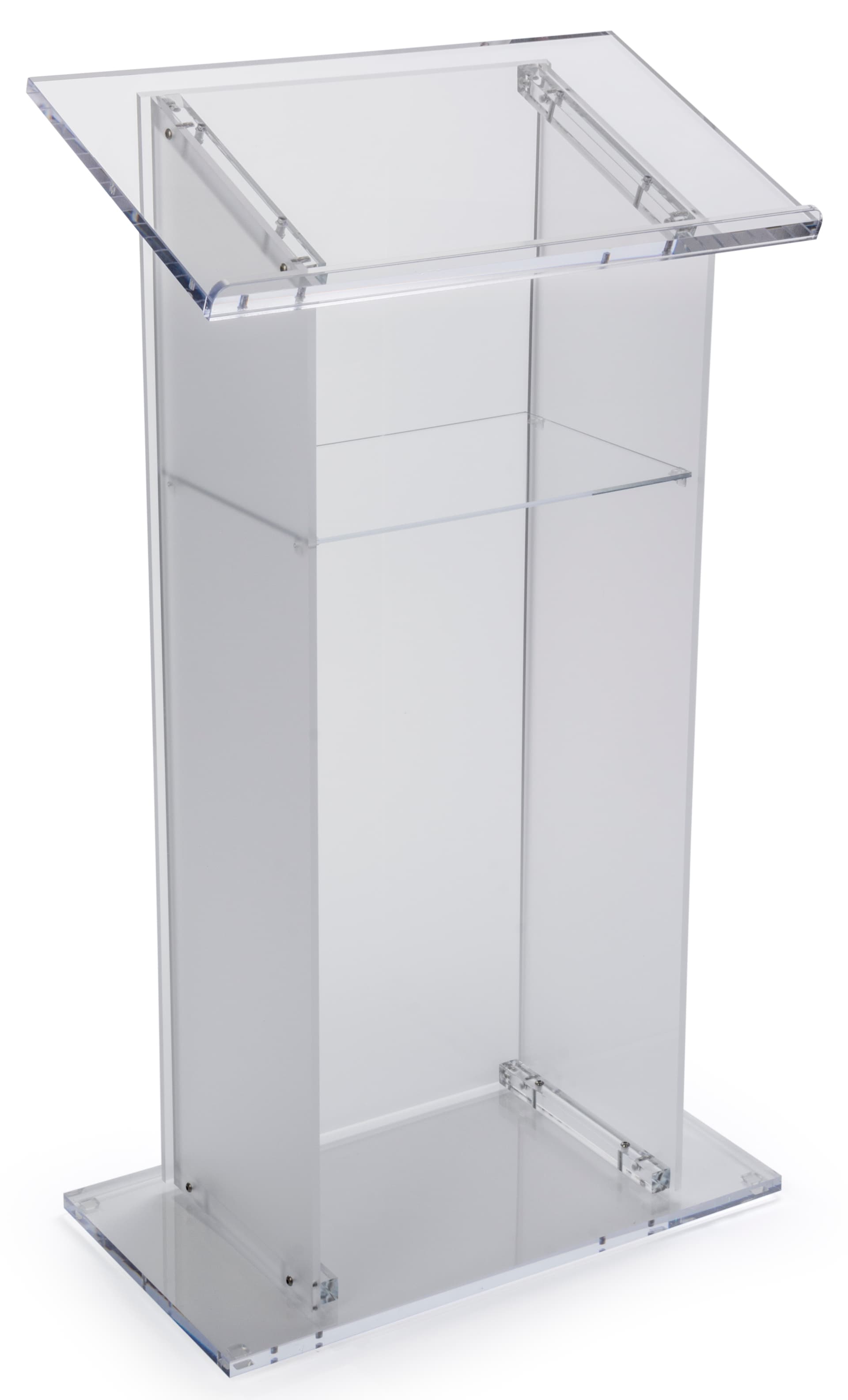 Front and Side Frosted Plexiglass Pulpit