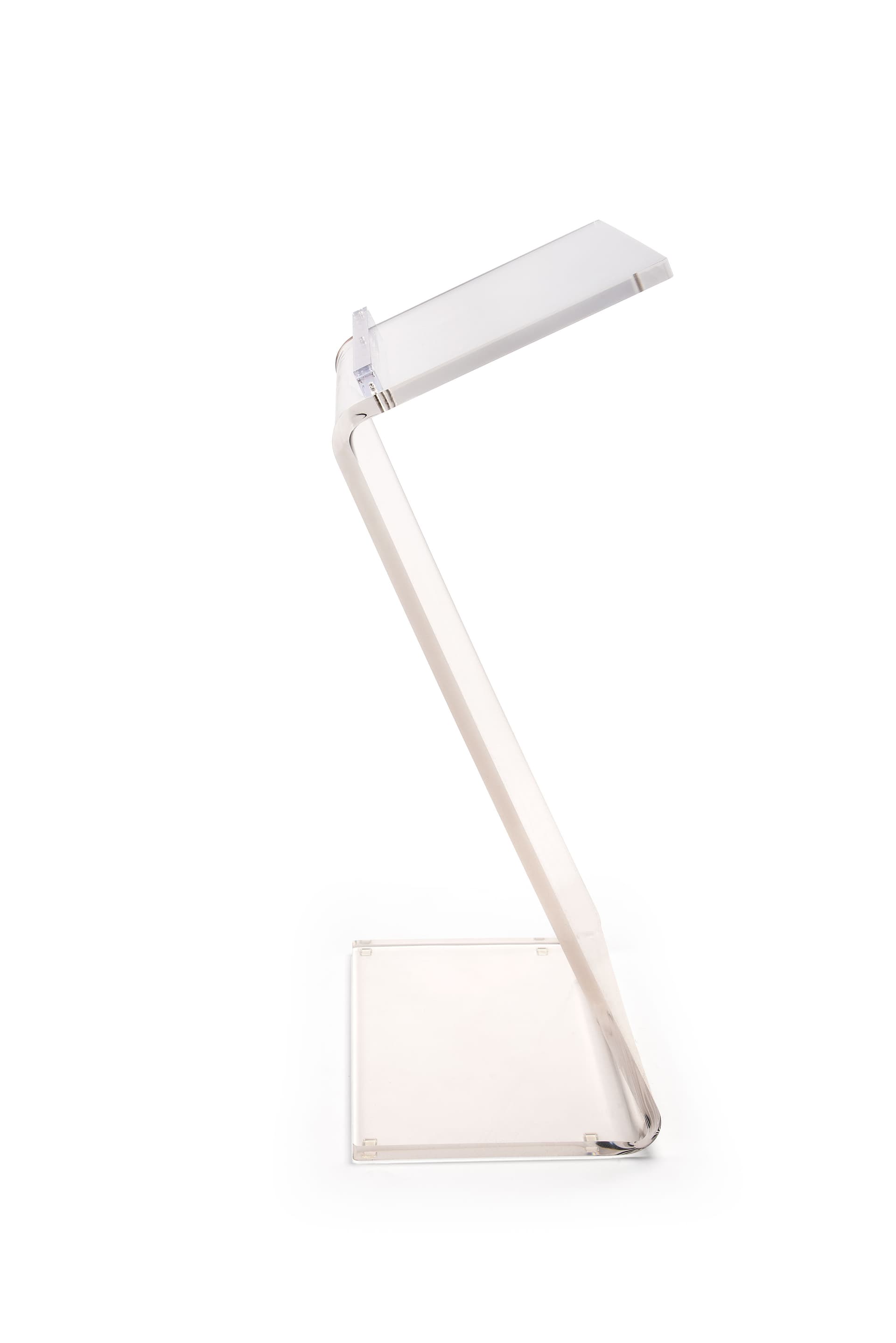 Clear acrylic Z shape podium with sleek design 