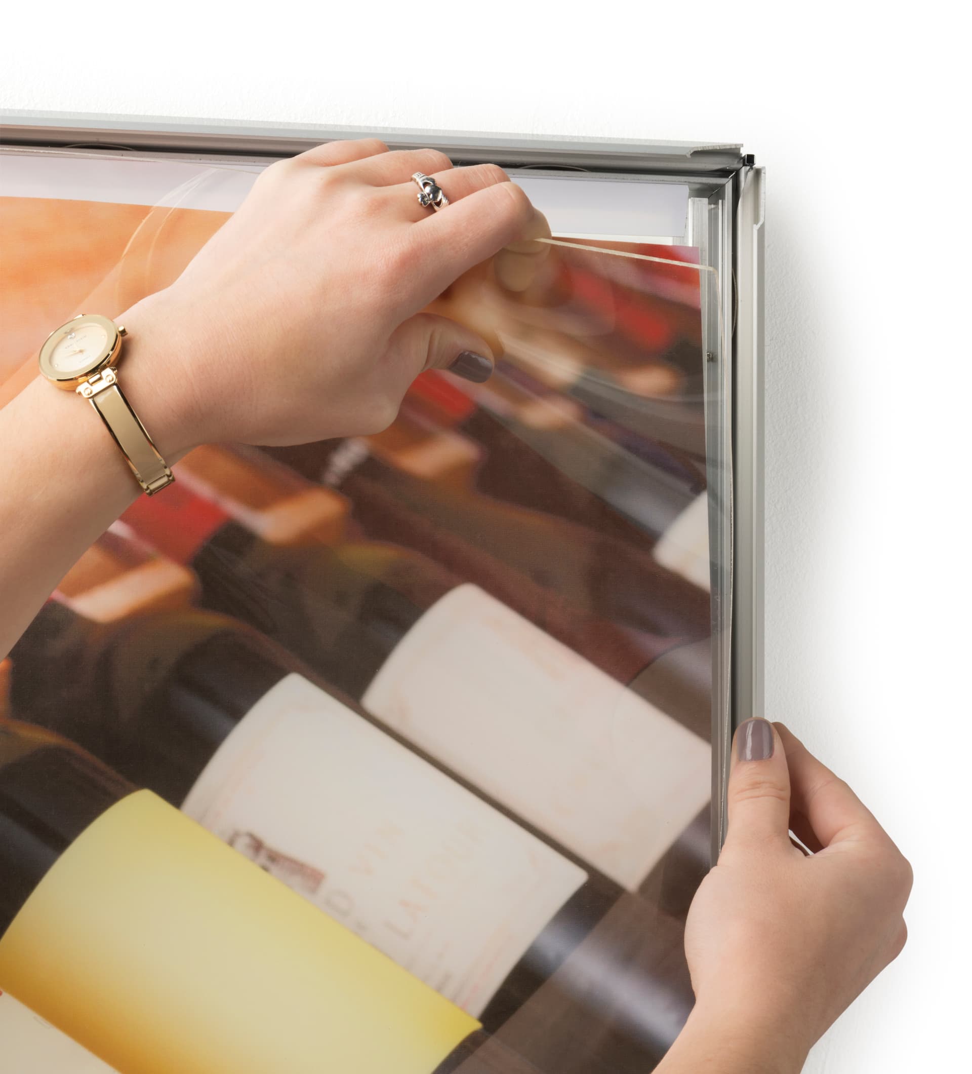 Snap Open Silver 20 x 30 Light Box Frame