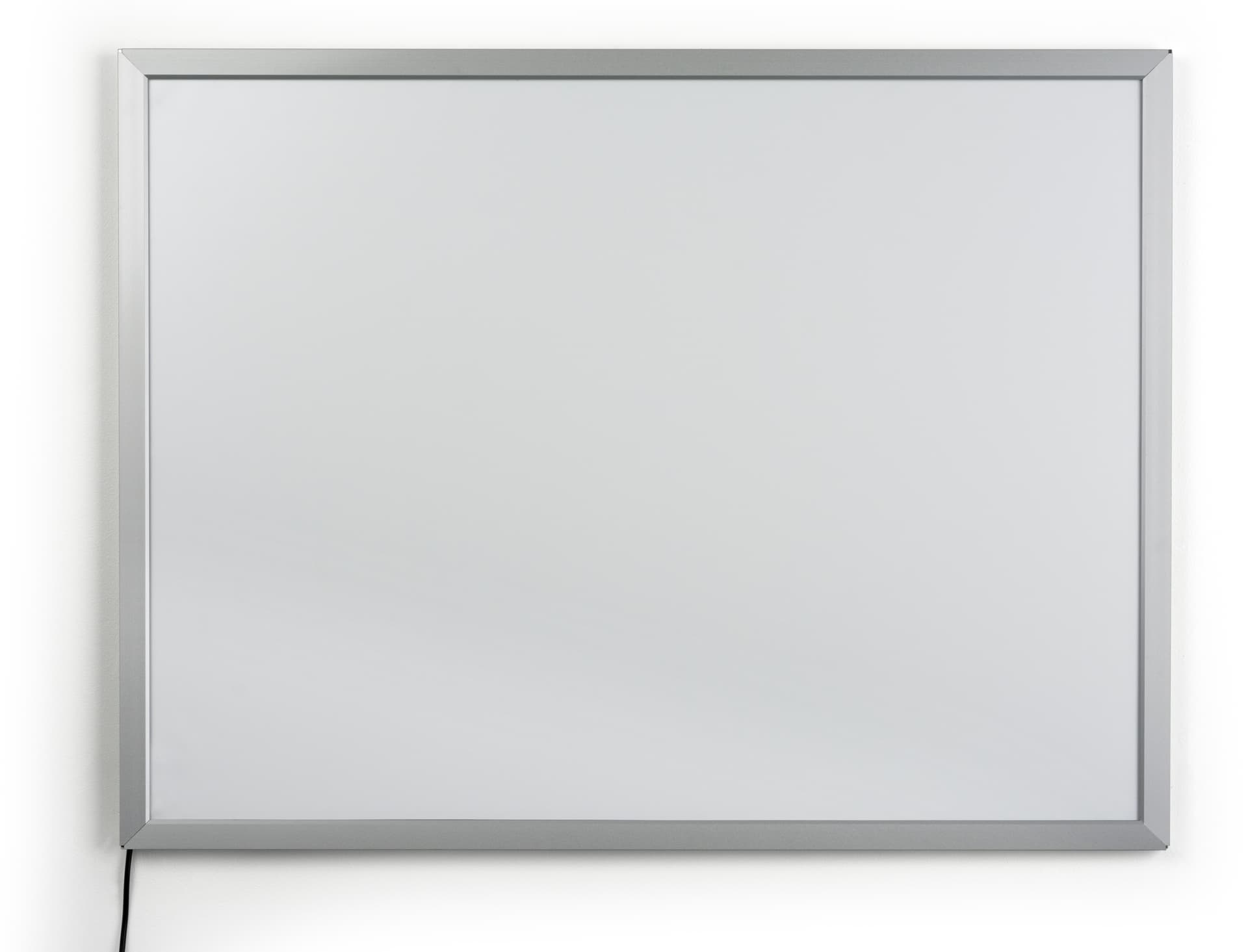 Silver 30 x 40 Lighted Frame with Front Loading Design