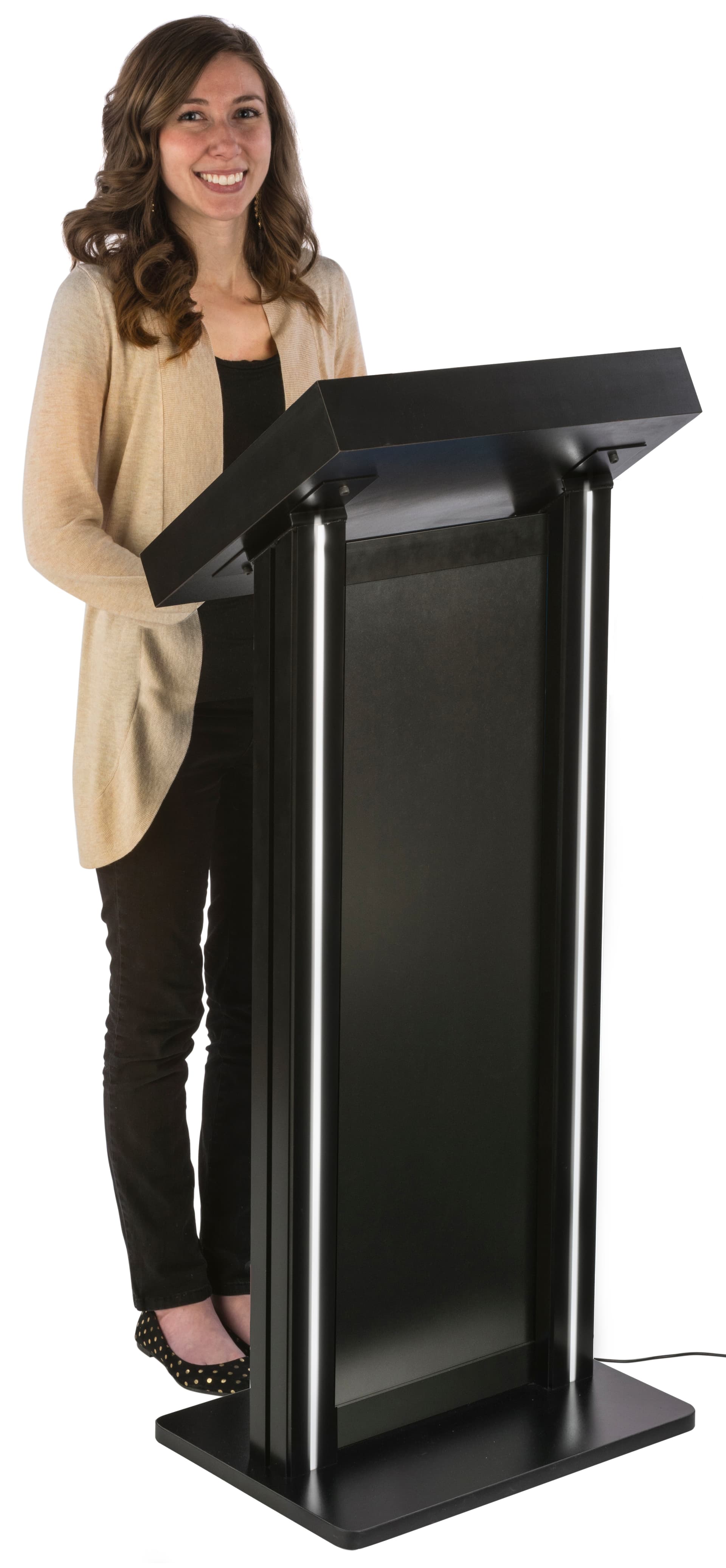 LED Lectern with 18.31" Drawer Width