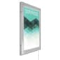 Wall Mounted Backlit LED Poster Frame, Swing Open, Lockable, Outdoor Use