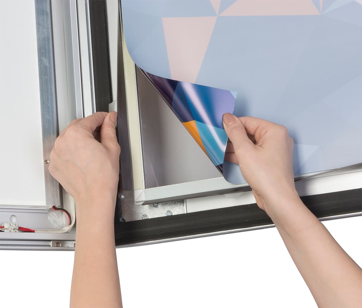Swing-Open Outdoor Advertising Light Box