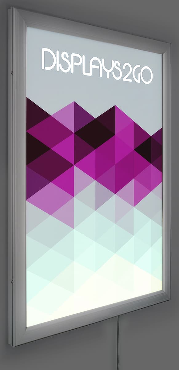 Outdoor Advertising Light Box with Backlit Silkscreen Panel