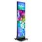 90" Lightbox Advertising Tower with 25" dvLED Screen, Custom Graphics, Storage Case