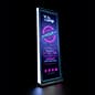  (2) 29.5 x 78.5 Custom Printed Banner w/ Aluminum LED Frame, Double-Sided - Silver 