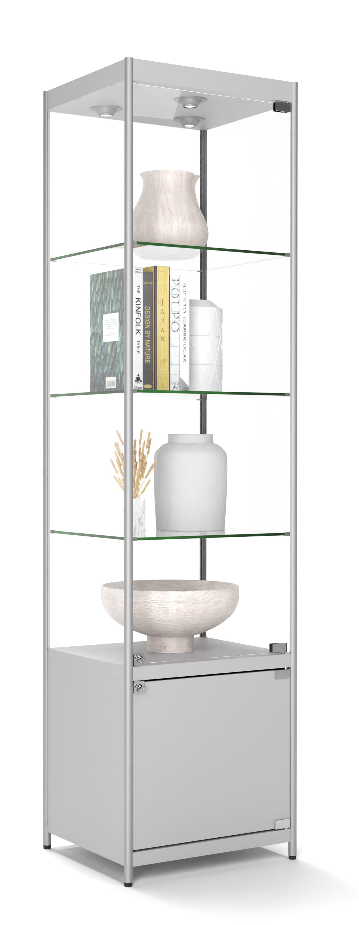 LED Display Tower with 4 Leveling Feet