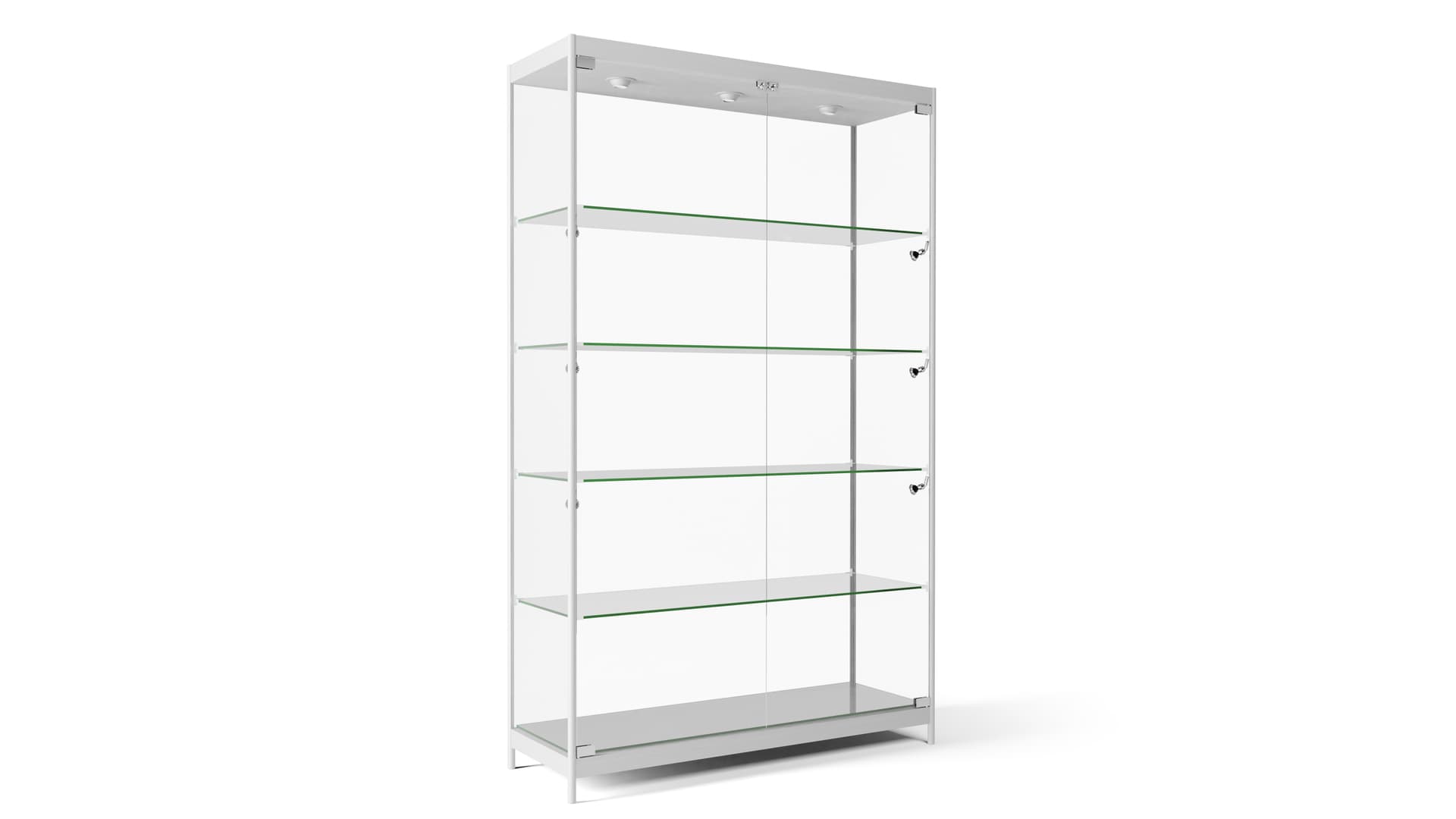 Wide LED Display Case with Aluminum Build