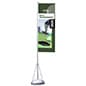 13' Banner Flag Stand with Custom Printing, Single or Double-Sided