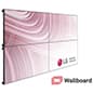 2x2 Video Wall Bundle with (4) LG 55" TVs, Ultra-Thin Bezels, FHD Resolution - Black