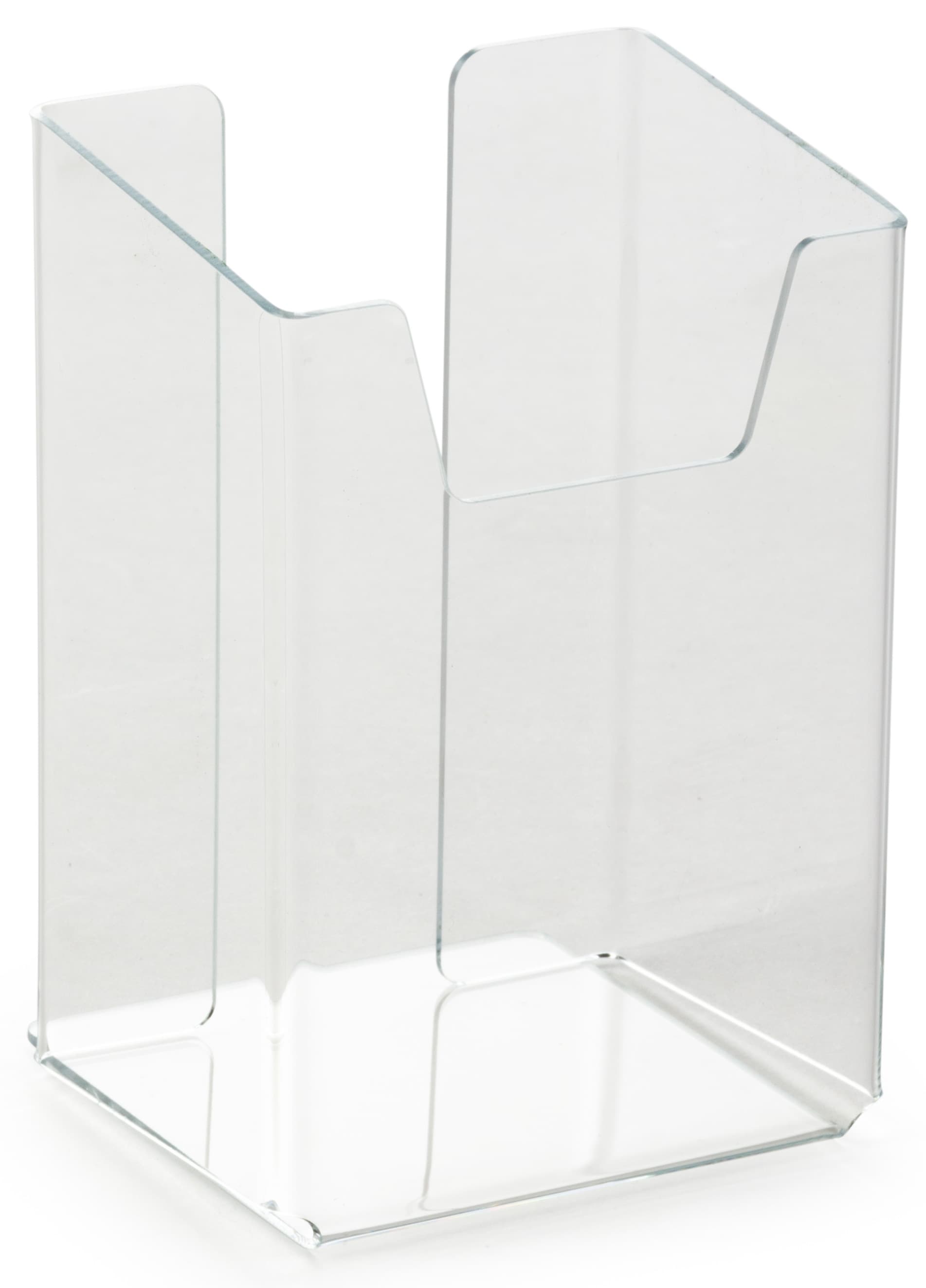 Clear Extra Deep Pocket Brochure Holder