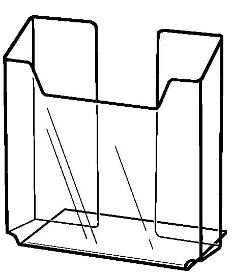 5 5/8"Wide, 3"Deep Brochure Holders