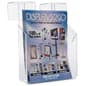 Hanging Acrylic Literature Holder, Fits 8.5” x 11” Papers - Clear