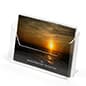 Postcard Holder for Tabletop, Single Pocket, Fits 6 x 4 Cards - Clear