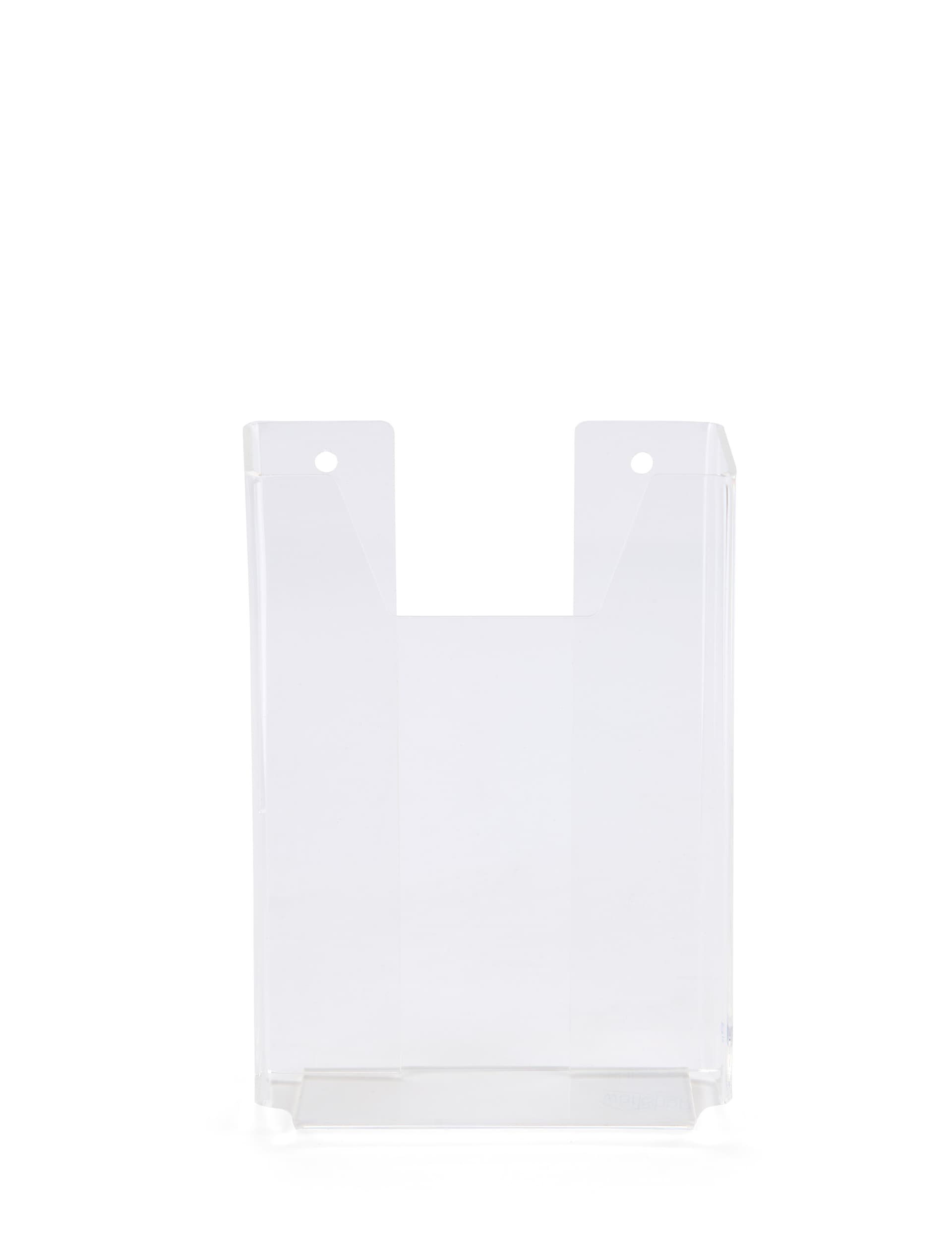 Acrylic brochure holder for wall is proudly made in the USA