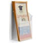 Acrylic Brochure Wall Rack, 7"w, Single Pocket - Clear
