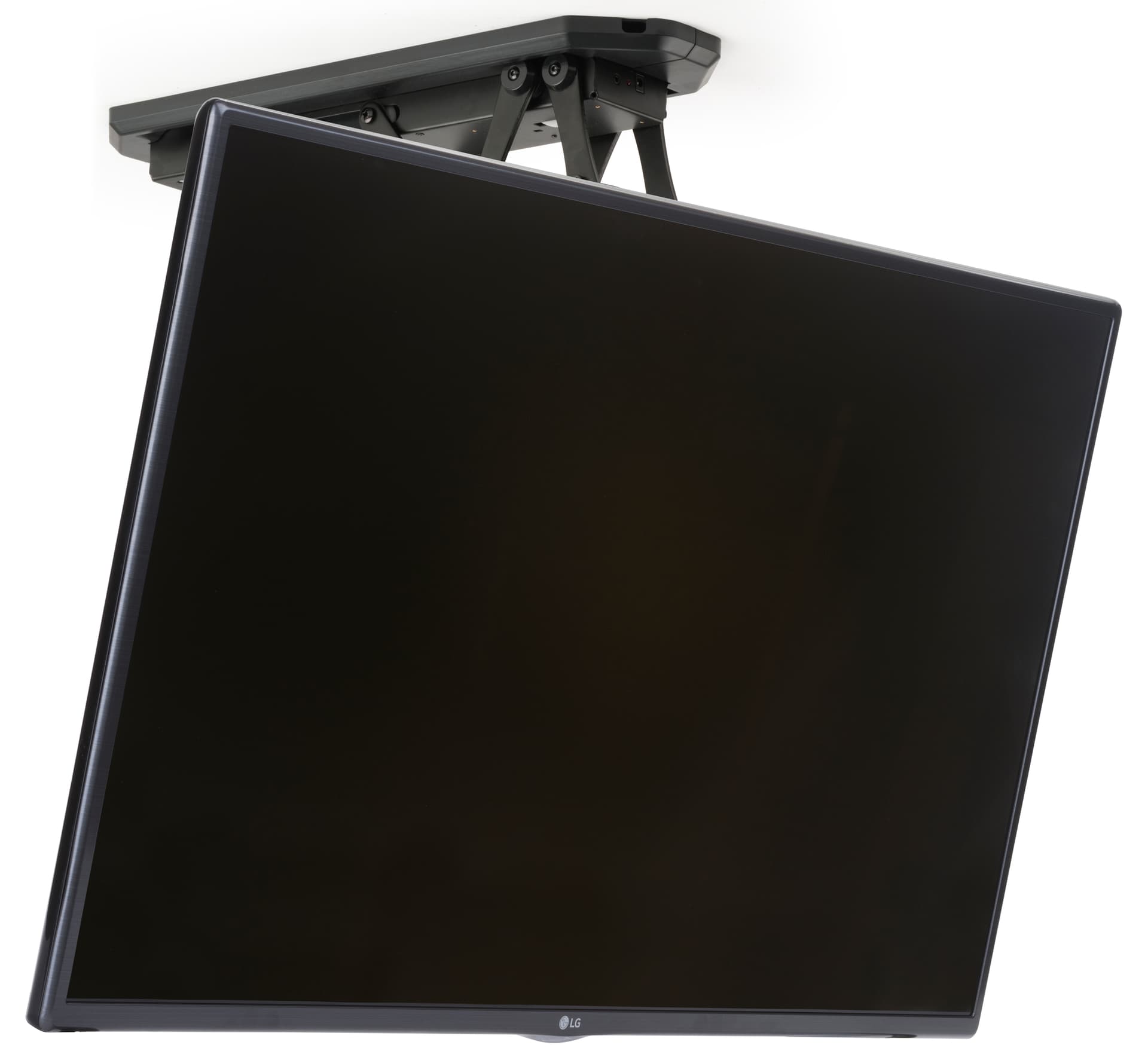 Flip Down TV Ceiling Mount with Built in Motor