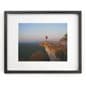 16 x 20 Wood Picture Frame for Wall Mount, Matted to 11 x 14 - Black