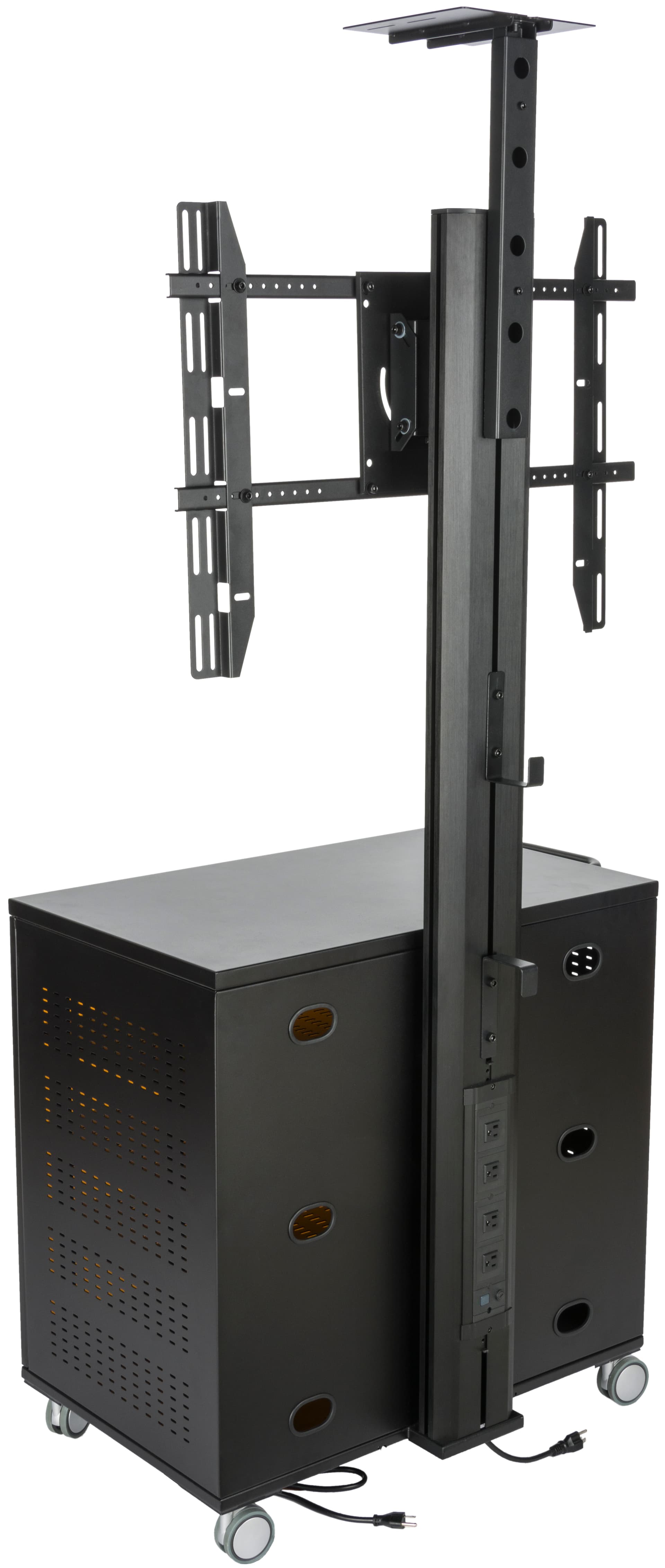 Floor Standing TV Cart With Power Management, VESA Compliant