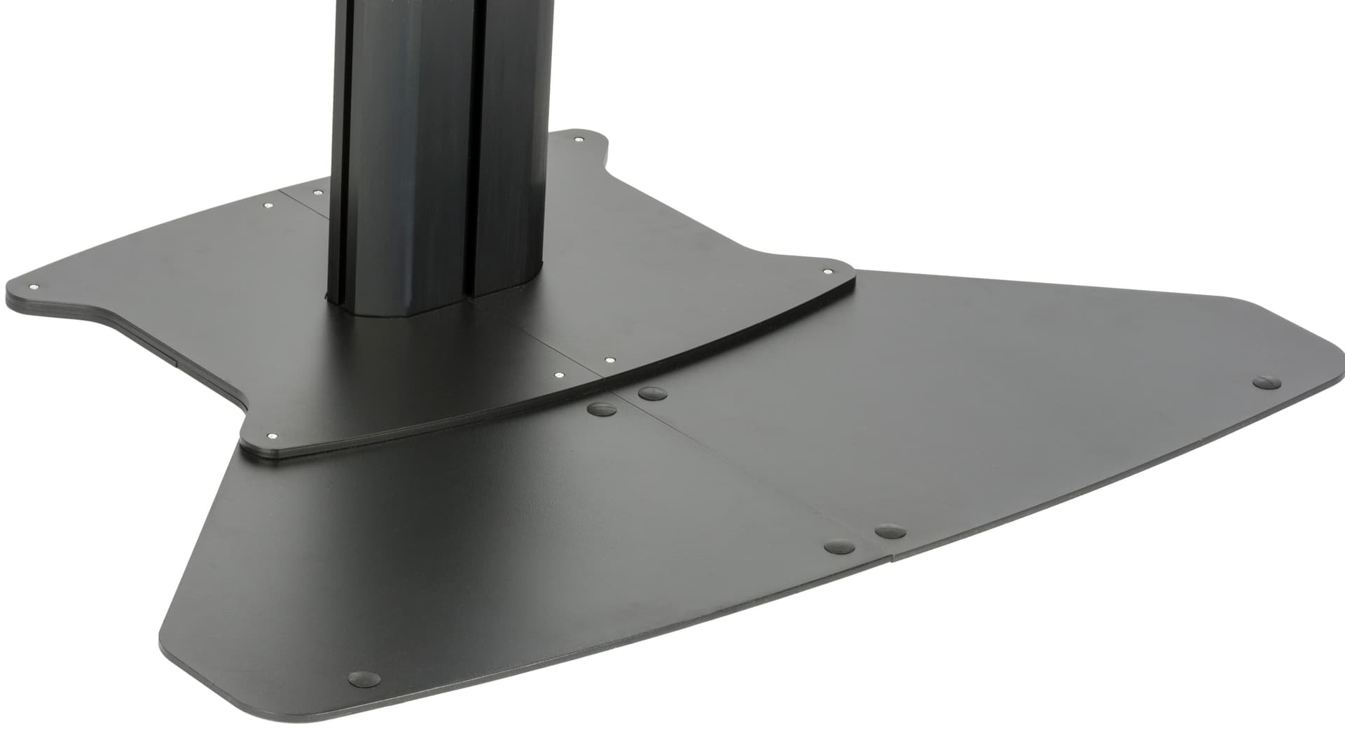 Heavy Duty TV Stand With Power Strip, Boltable Base