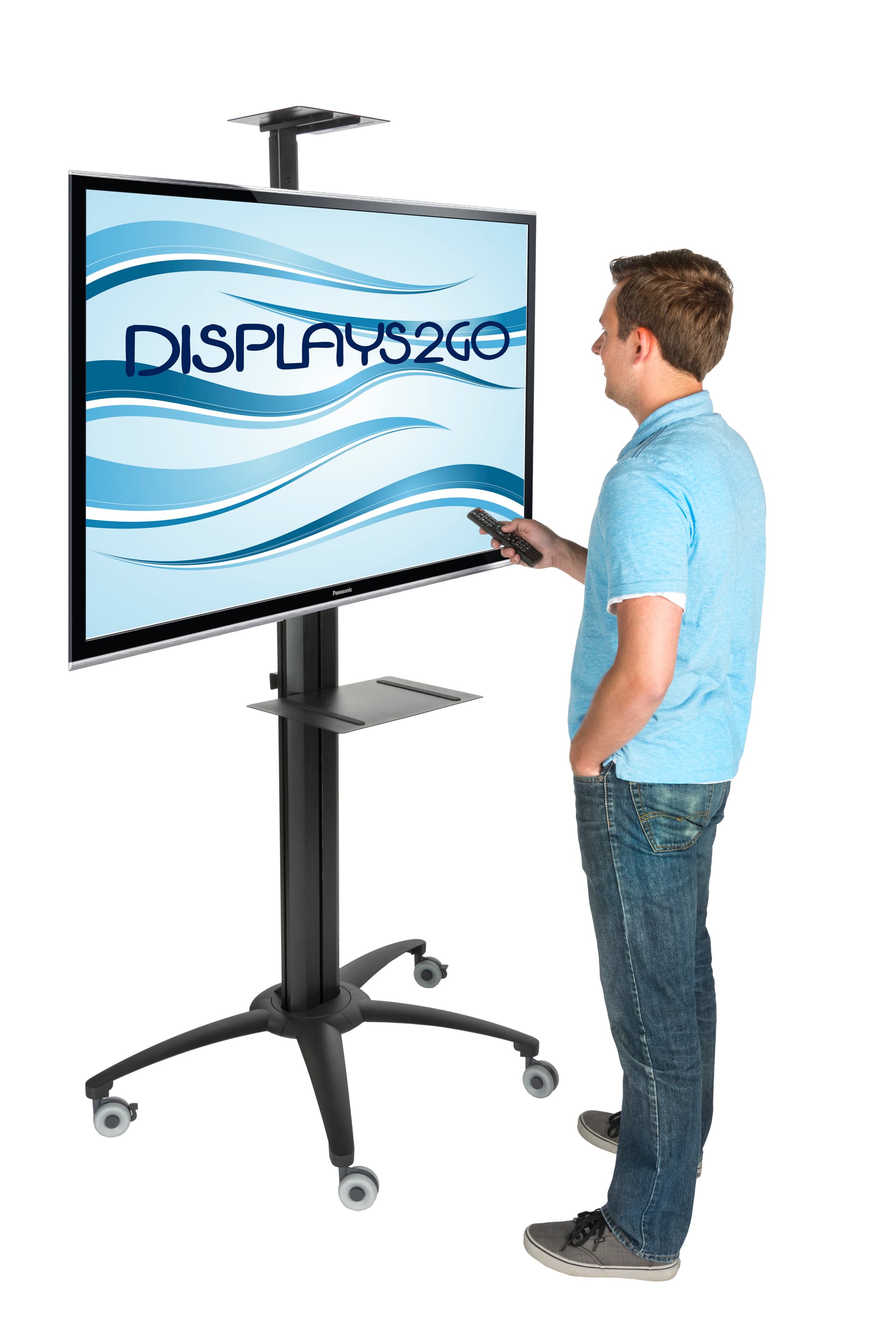 Flat Screen TV Trolley for Presentations