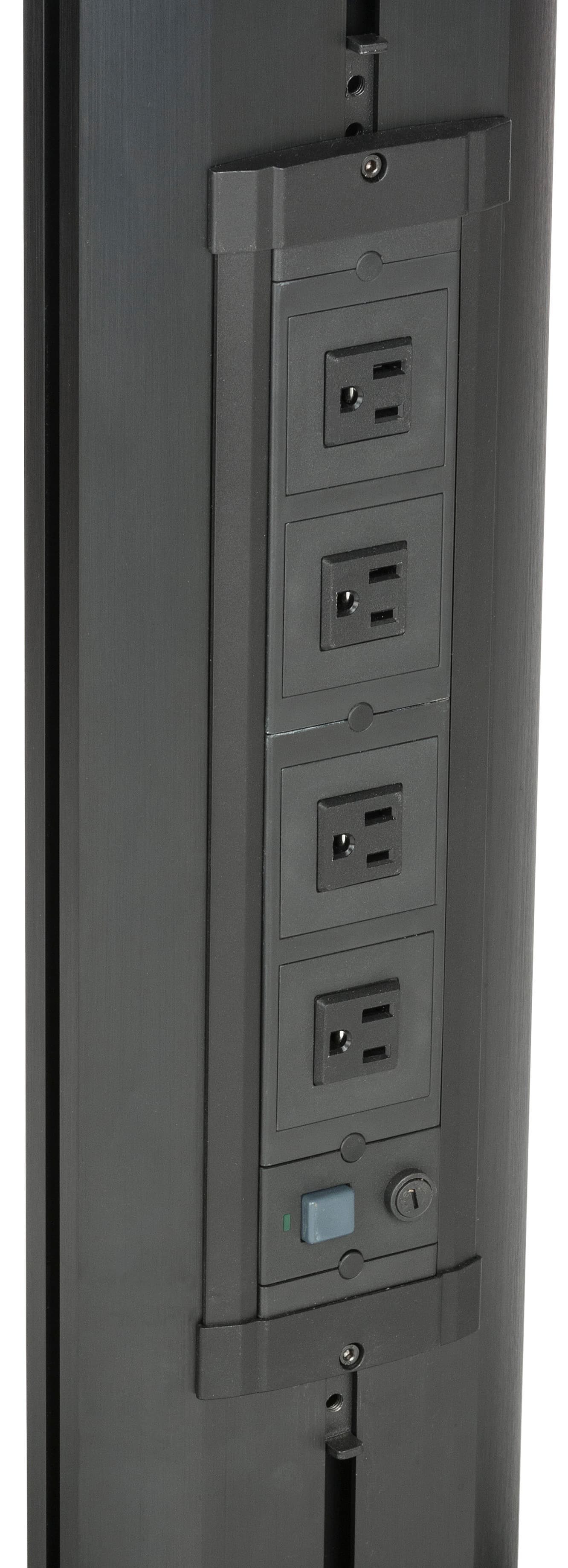 Stand Up Workstation With Integrated Power Strip