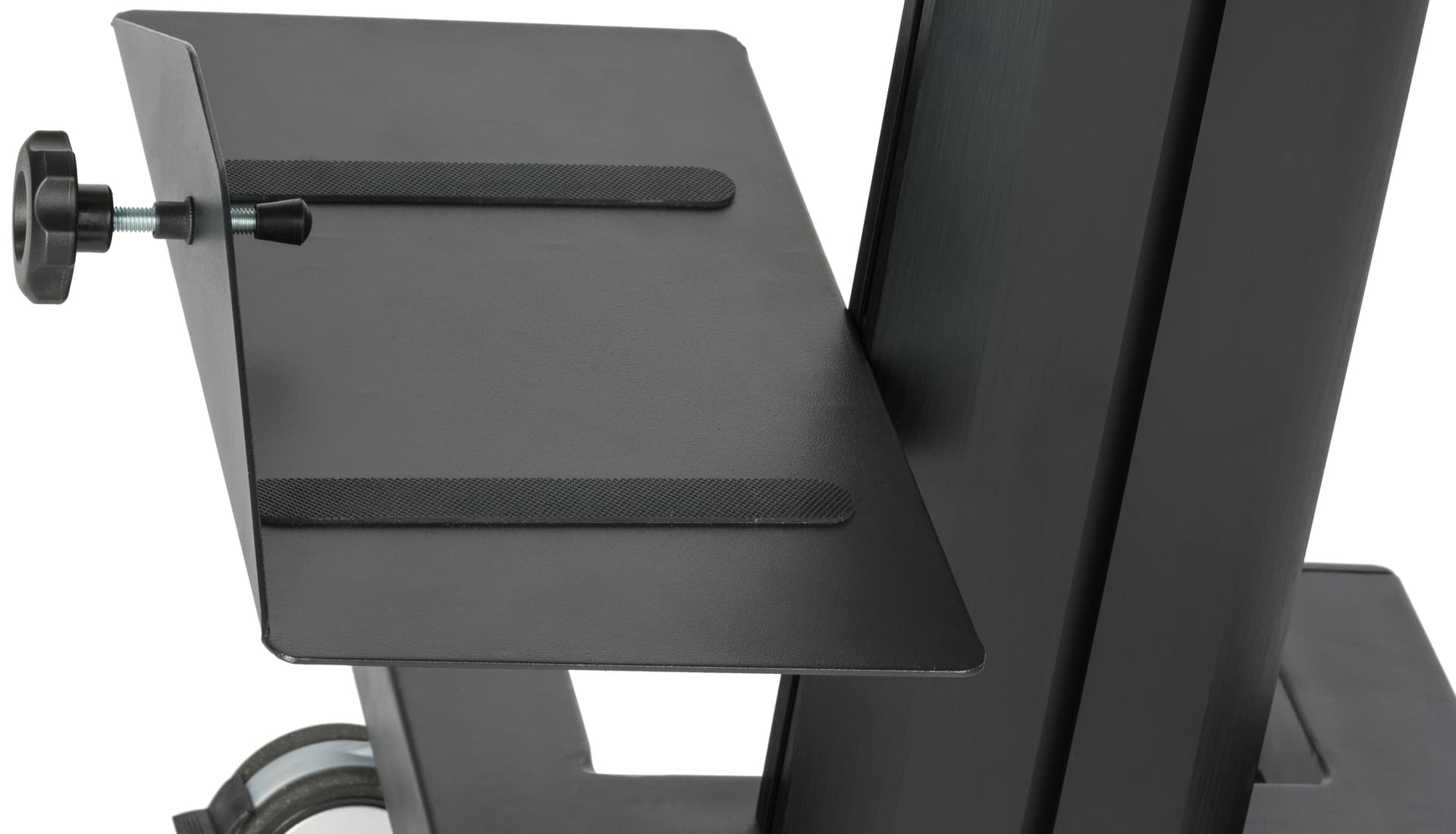 Multi-Monitor Standing Computer Cart, With PC Tower Holder