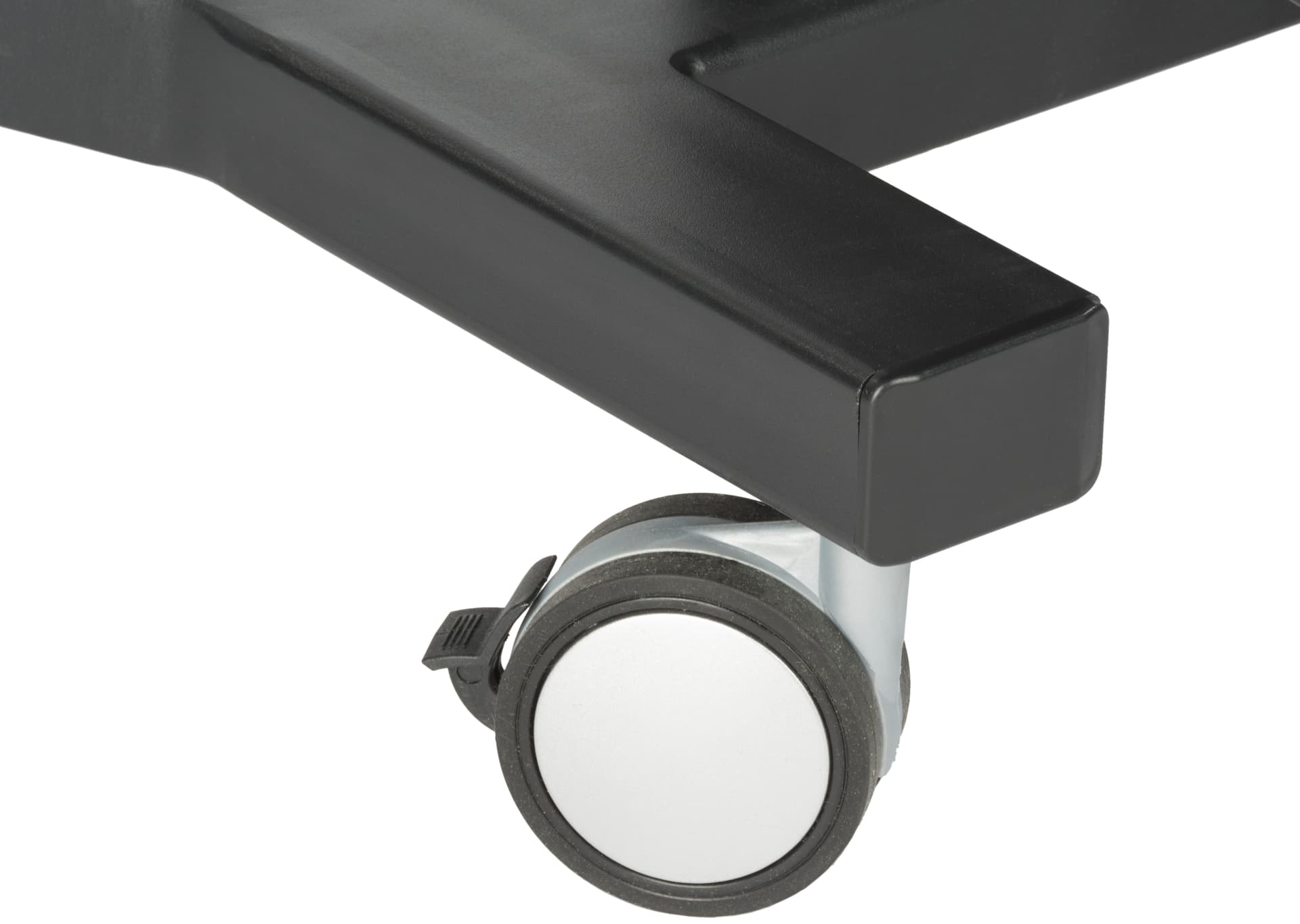 Multi-Monitor Standing Computer Cart With Wheels