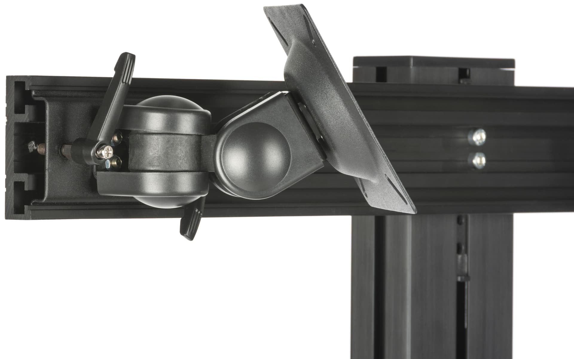 Multi-Monitor Standing Computer Cart, Quick Adjusting