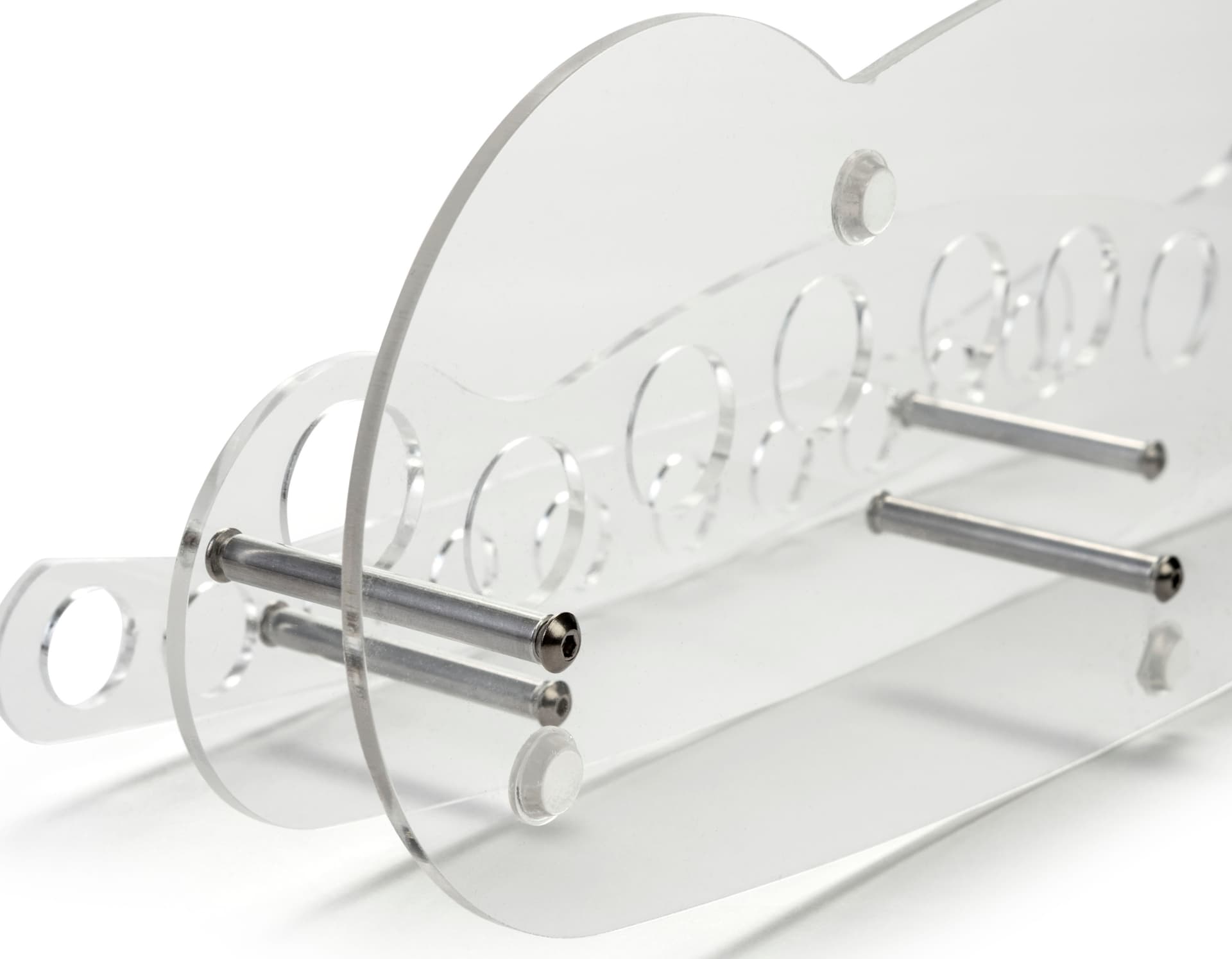 Base of Tiered Acrylic Lipstick Display Rack