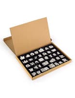 1" Helvetica Letters with Tray