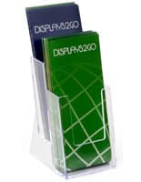 Clear Moulded Plastic Brochure Rack