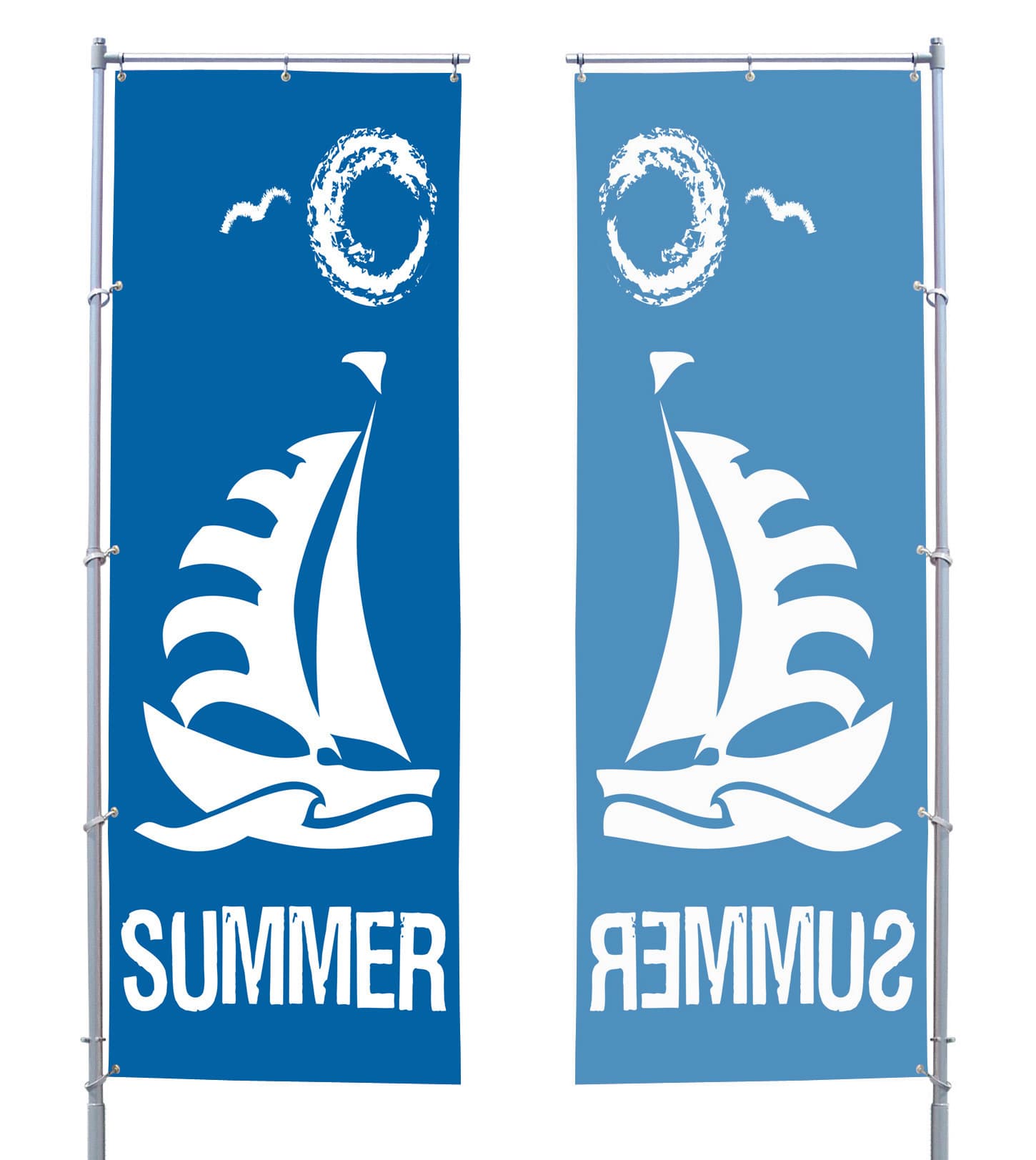 silk screened flags