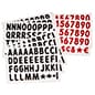 4 Inch Replacement Letter Board Set w/ 314 Letters, Numbers & Symbols - Black and Red