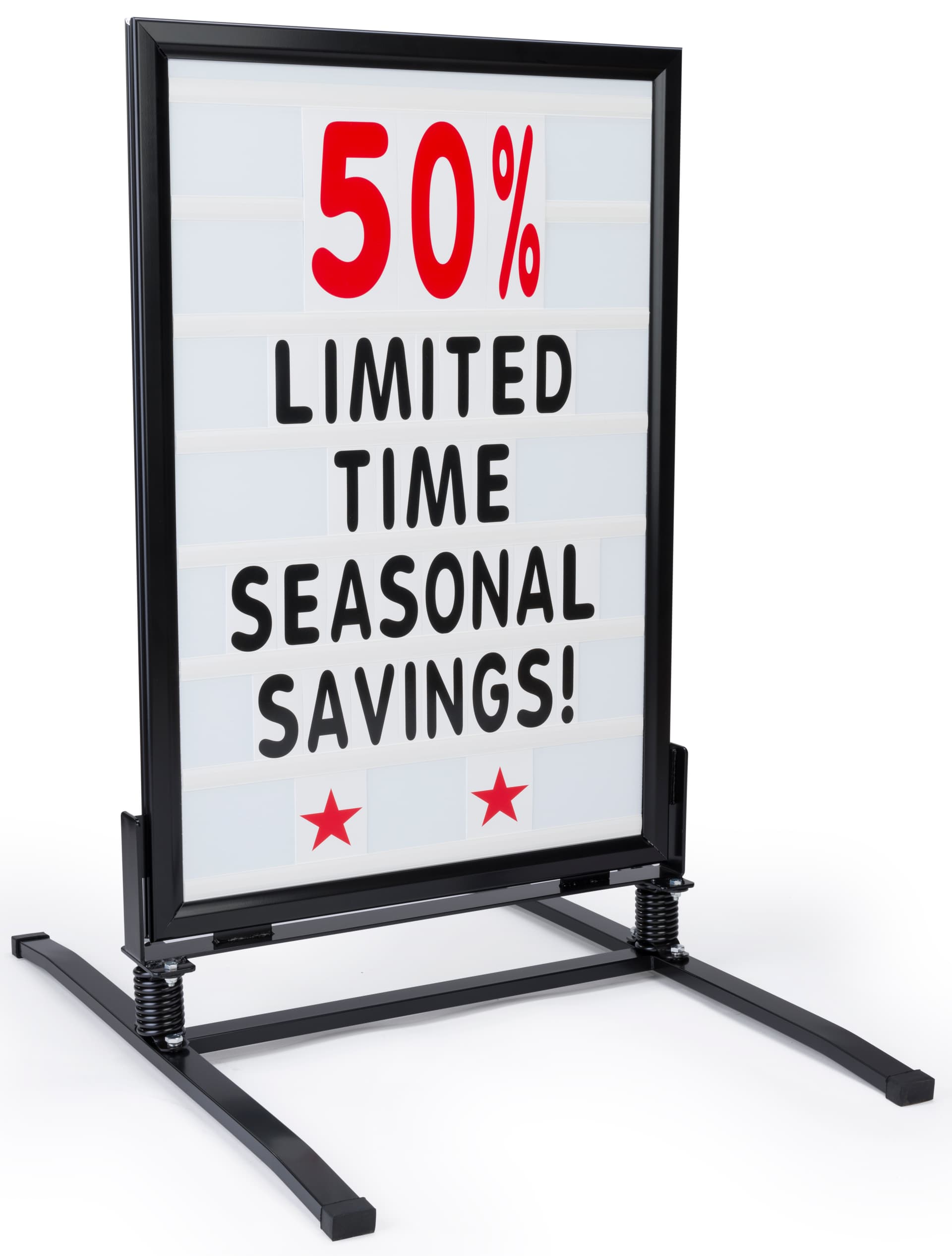 Portable Sign with Changeable Letter Set with 320 Characters