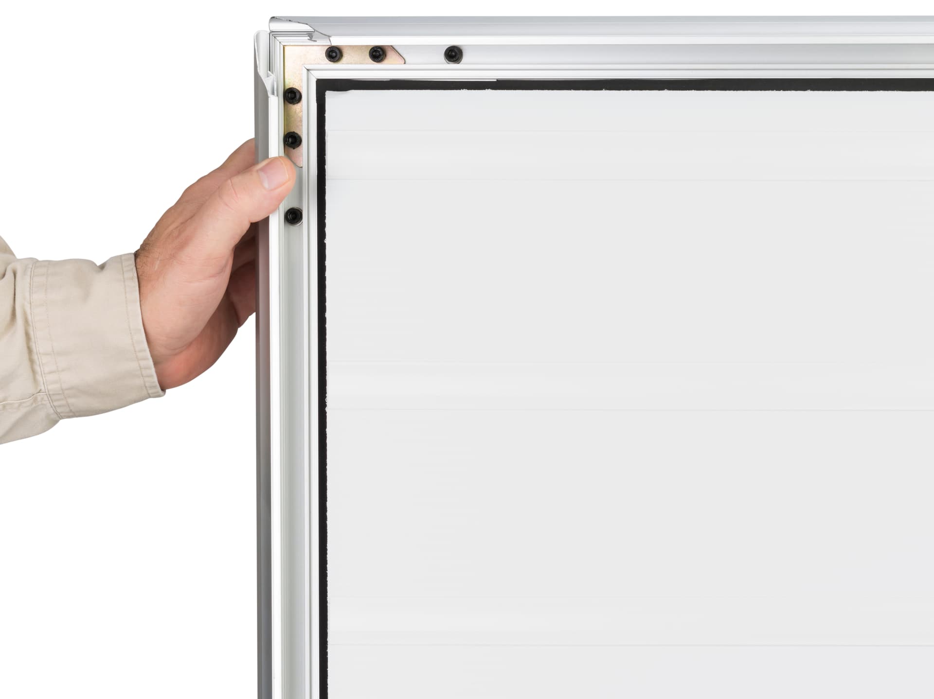 Portable Sign Board with Changeable Letters and Snap Open Frame