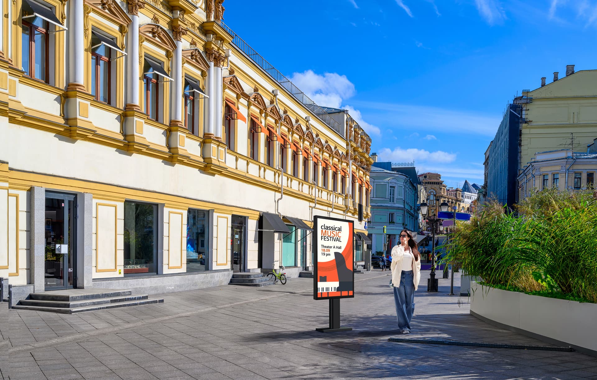 Outdoor digital signage display with IP56 rating