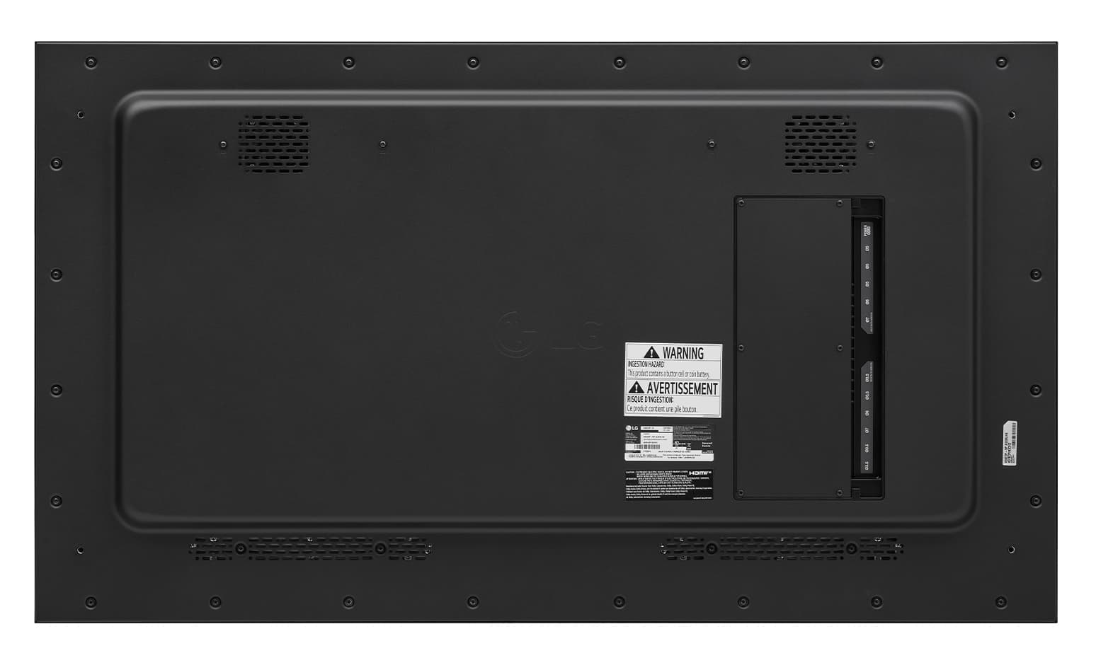Outdoor digital signage display with 2 HDMI input ports 