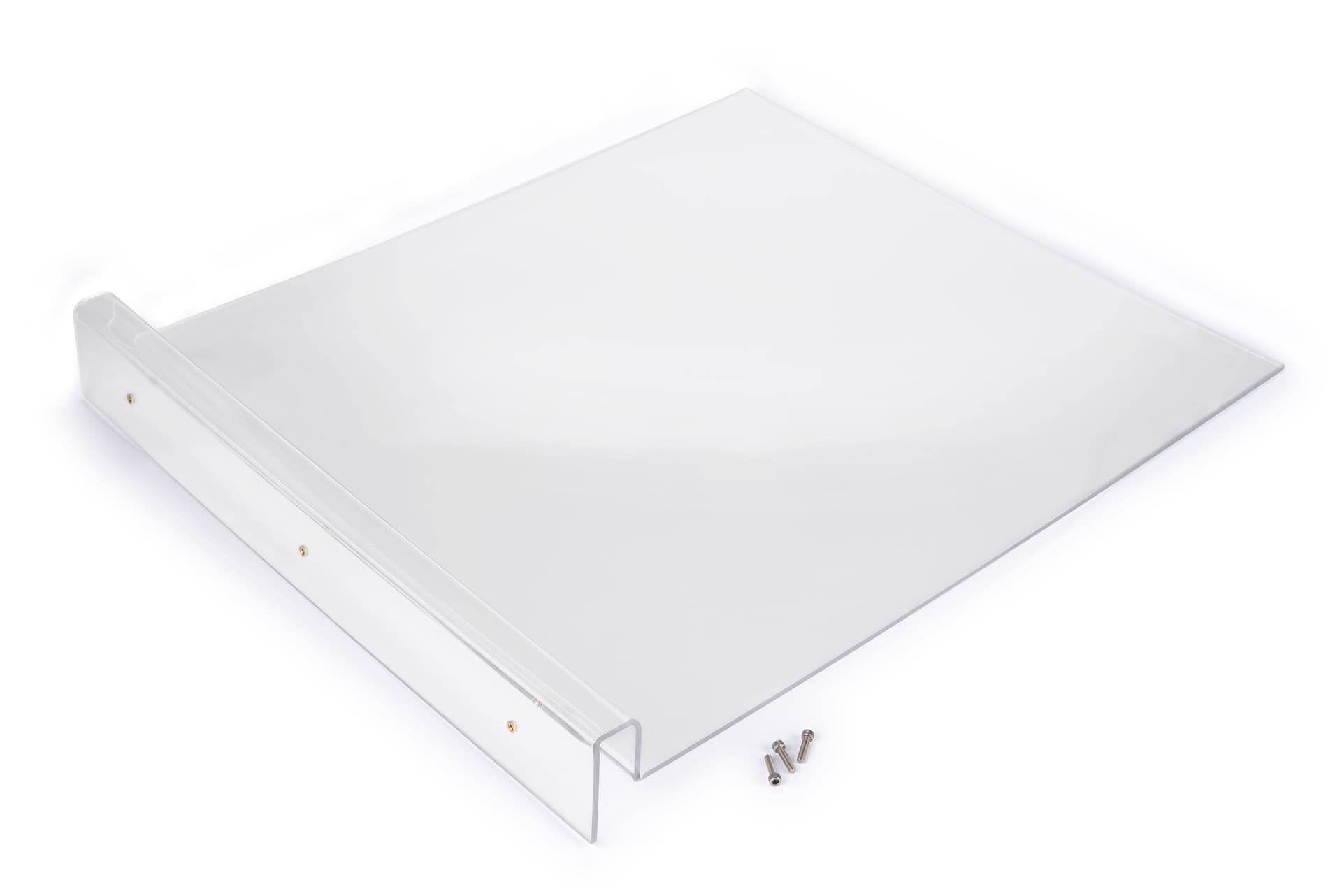 Acrylic sneeze guard attachment with 23.75 x 26 design 
