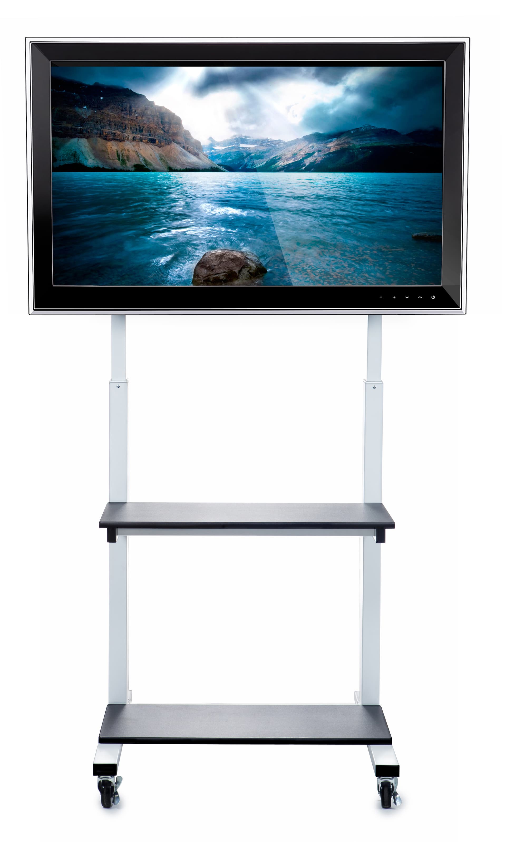 110 Lbs. Max Adjustable TV Cart