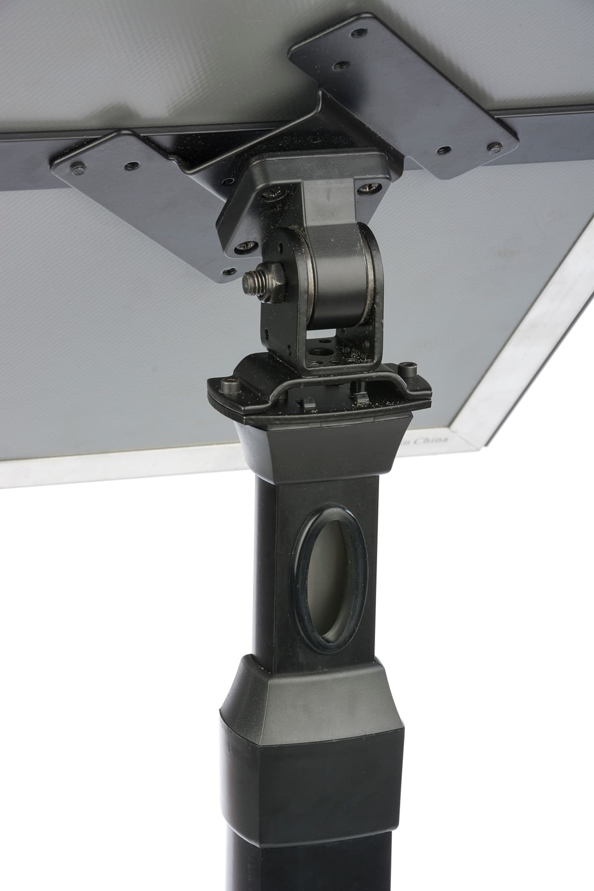 Black 11 x 17 Poster Frame Pedestal with Bracket & Cable Management